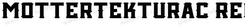 MotterTekturaC Regul字体转换